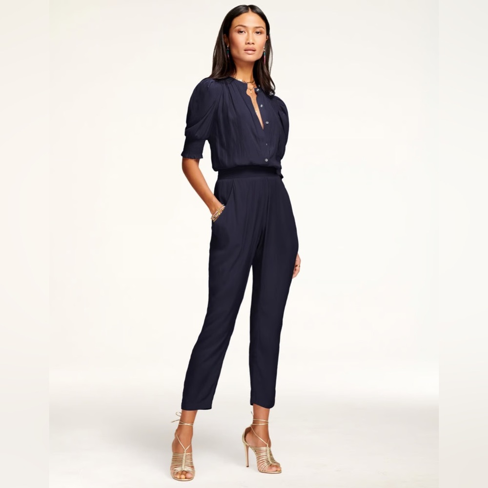 Ramy Brook Tracey Puff Sleeve Jumpsuit